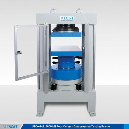 EN 12390-4 Compression Testing Frames with Four Column for Cubes and Cylinders