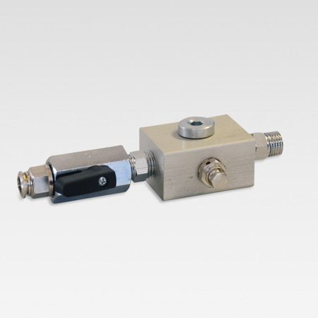 Pressure Transducer and Block for Triaxial Test Cells