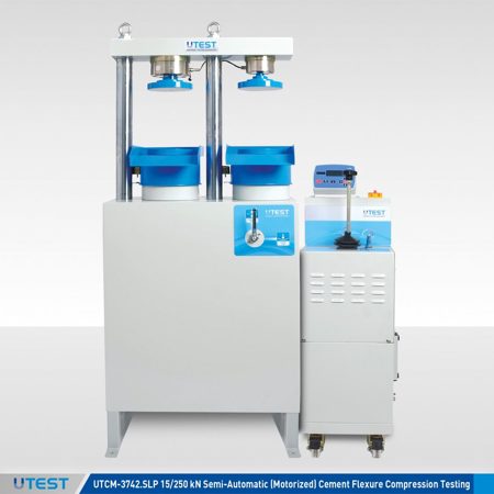 SEMI-AUTOMATIC (Motorized) Cement Compression & Flexure Testing Machines